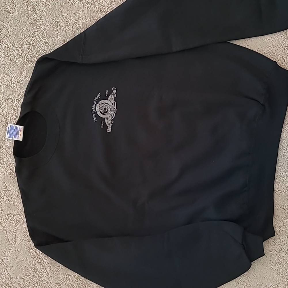 Mens black sweatshirt by Jerzees in size XL